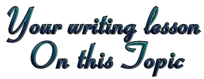 Your_writing_lesson_On_this_Topic